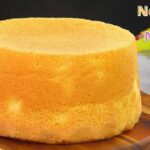 Oil free 3 ingredients Super soft Italian Sponge cake recipe by Tiffin Box | Easy tea time cake