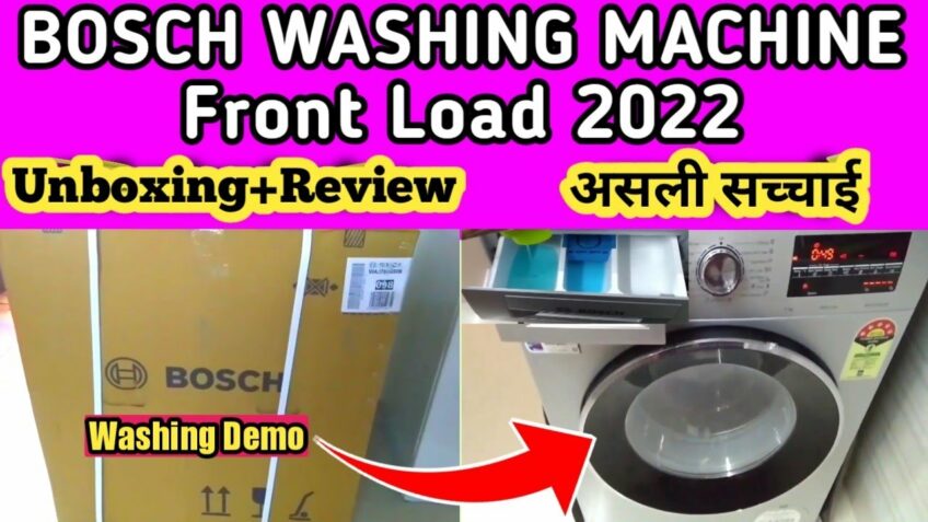 Bosch 8KG Fully Automatic Front Load Washing Machine (WAJ2846SIN Silver) | Best Washing Machine 2022