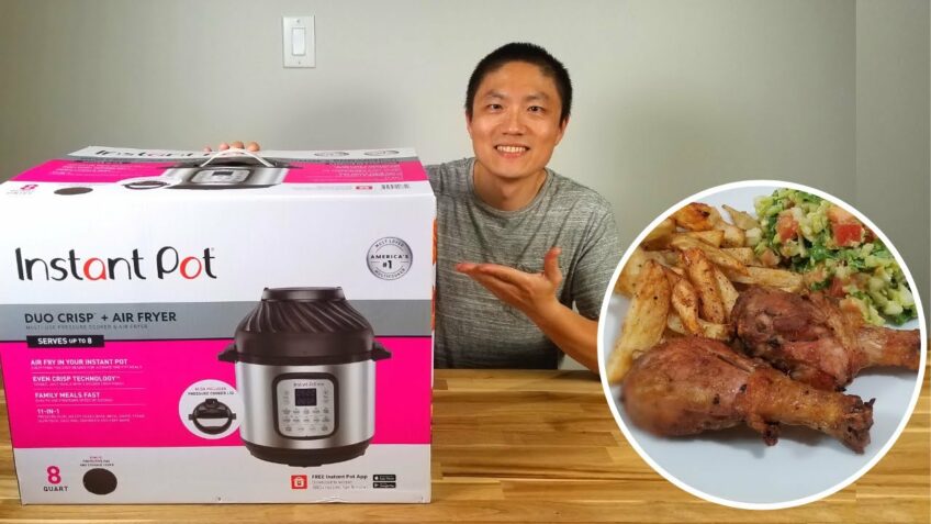 Instant Pot DUO CRISP + AIR FRYER | Unboxing & A First Time User Review