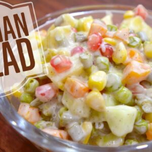Russian Salad Recipe – Vegetarian Russian Salad Recipe in Hindi – Easy and Quick Russian Salad