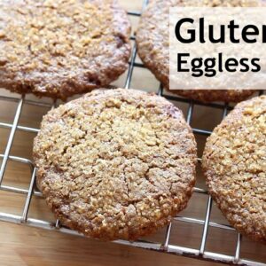 Ginger Cookies Recipe – Eggless/Vegan – How To Make Gluten Free Gingersnap Cookies | Skinny Recipes