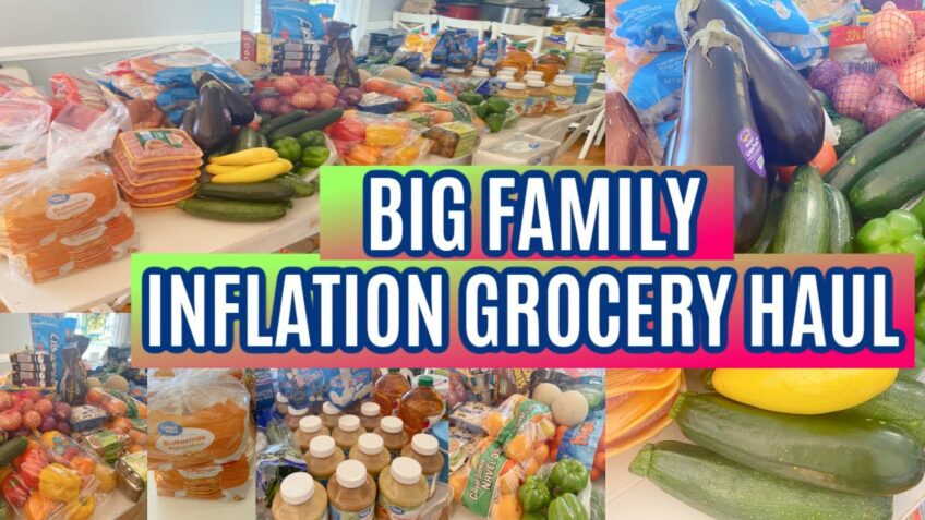Buying Groceries for a Big Family – What are Prices in the Store? Massive Inflation Grocery Haul