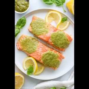 Pesto Salmon (15-Minute Recipe)