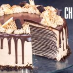 Chocolate Mocha Crepe Cake – No-Bake Dessert