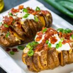 Bloomin’ Baked Potato – Perfect Oven Baked Potatoes