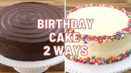 2 Birthday Cake Recipes | How to Make Birthday Cake