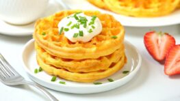 2 Ingredient Low Carb Waffles | Gluten Free + Keto