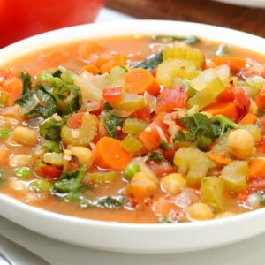 Hearty Vegetable Soup | Healthy + Nutritious + Easy Recipe