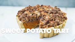 Sweet Potato Tart Recipe with Cornmeal Pie Crust