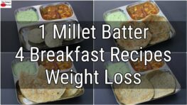 Bajra Dosa Batter For Weight Loss – No Rice / No Urad Dal – 1 Millet Dosa Batter – 4 Days Breakfast