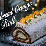 Gingerbread Orange Cake Roll – Christmas Gingerbread Yule Log