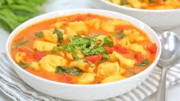 Creamy Tomato & Tortellini Soup | 20 Minute Dinner Recipe