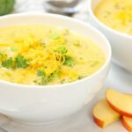 Broccoli & Cheddar Soup | Quick + Healthy Fall Comfort Foods