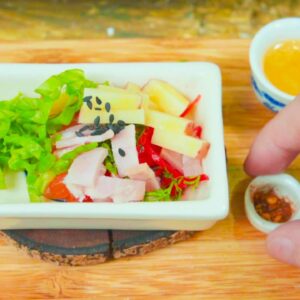 How to Make German Potato Salad | German Salad Recipe | Miniature Food