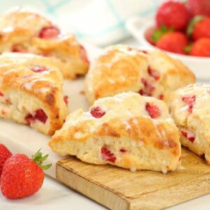 Strawberry Scones | Easy + Delicious Summer Baking
