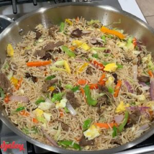Let’s Cook My Crowd Pleasing Beef & Vegetable Fried Rice For Dinner Soo Delicious Quick & Easy