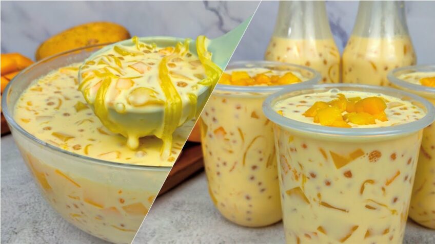 Mango Sago’t Gulaman Recipe | Mango Tapioca Jelly Salad Pangnegosyo with Costing