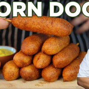 How to Make Corn Dogs | Recipe by Lounging with Lenny