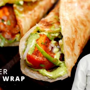 Paneer Tikka Wrap – Work From Home Recipes – Easy Paneer Rolls / CookingShooking