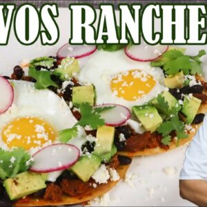 Authentic Huevos Rancheros with Chorizo | The Best Mexican Breakfast by Lounging with Lenny