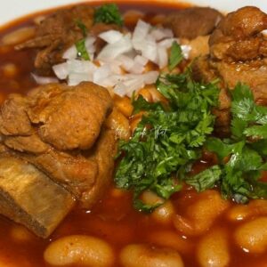 HOW  TO MAKE PORK RIB STEW WITH BEANS