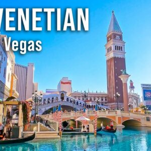 Venetian Walking Tour (Las Vegas) – [Immersive sound – 4K/60fps]