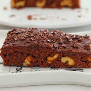 1 Minute Microwave Brownie Recipe ｜ The EASIEST Walnut Chocolate Brownie