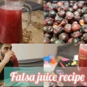 Falsa juice recipe | Healthy & refresh  🍹 | Anam ki duniya.