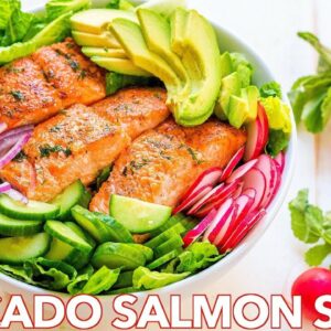 Easy 🥑 Avocado Salmon Salad  🥗 | Paleo or Keto Recipe