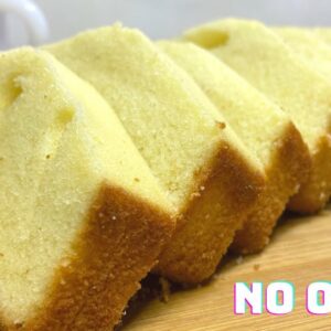 Super Spongy Tea Cake Recipe Without Oven |Hot Milk Cake In a Blender