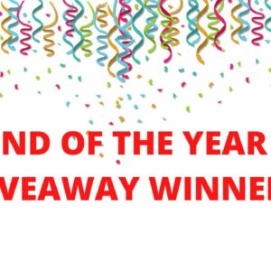 END OF THE YEAR GIVEAWAY WINNER ANNOUNCEMENT
