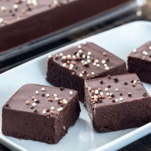 Easy Homemade Chocolate Fudge without Condensed Milk