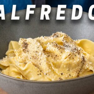 FETTUCCINE ALFREDO UPGRADE (Creamy 2-Ingredient Alfredo)
