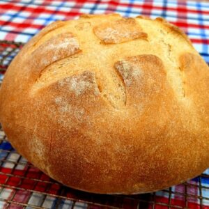 Easy Homemade Round Loaf of Bread – Boule – Cob