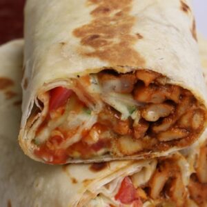 Spicy Chicken Wrap,Tortilla Wrap Recipe By Recipes Of The World