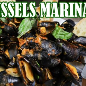 The Best Mussels Marinara | One of the Easiest Seafood Appetizers by Lounging with Lenny