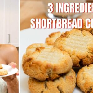 Easy & Delicious 3 Ingredient Short Bread Cookies! How to Make Low Carb Shortbread Cookies
