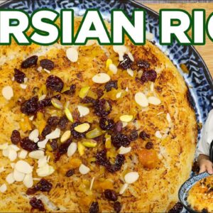 The Best Persian Rice | How to Make Jeweled Rice Pilaf by Lounging with Lenny
