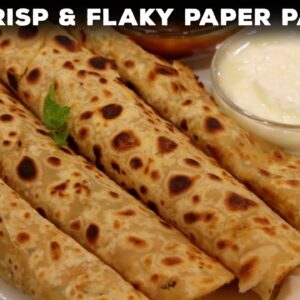 Paper Paratha Recipe – Dhaba Style Crisp Aloo Parathe – CookingShooking Recipe