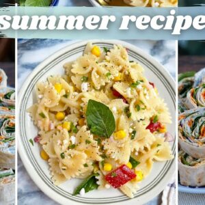 SUMMER RECIPES ☀️ Pasta Salad Recipe and Picnic Foods!