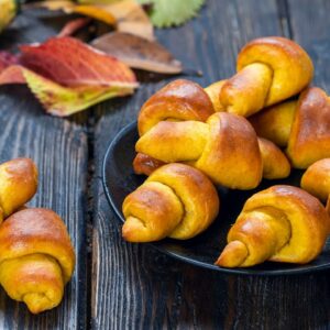 Pumpkin Crescent Rolls from Scratch