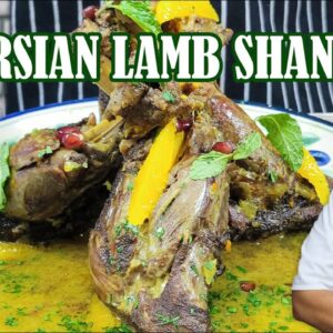 The Best Braised Lamb Shanks | How to Make Persian Lamb Shanks by Lounging with Lenny