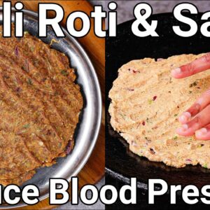 Healthy Weight Loss Mooli Roti Recipe for Blood Pressure Control | Radish Bread Roti & Muli Salad