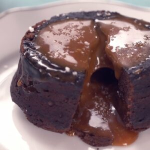 Chocolate and Salted Caramel Lava Cake