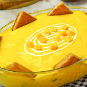 Mango Crunchy Bread Delight Recipe by SooperChef | Easy Mango Dessert
