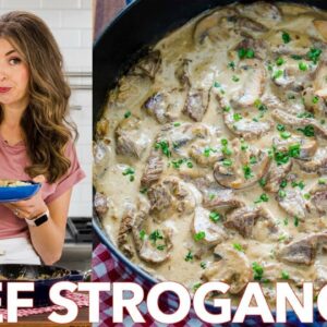 Easy Classic Beef Stroganoff Recipe – Natasha’s Kitchen