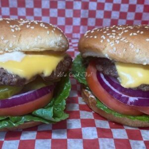 HOW TO MAKE HOMEMADE HAMBURGERS/CHEESEBURGERS