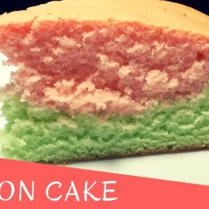 Ribbon Cake/ Moist multi colored cake