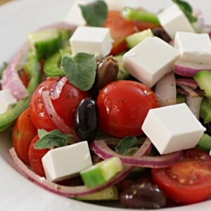 Greek Salad Recipe | How to Make Greek Salad