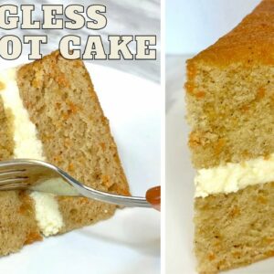 EGGLESS CARROT CAKE | MUST TRY!